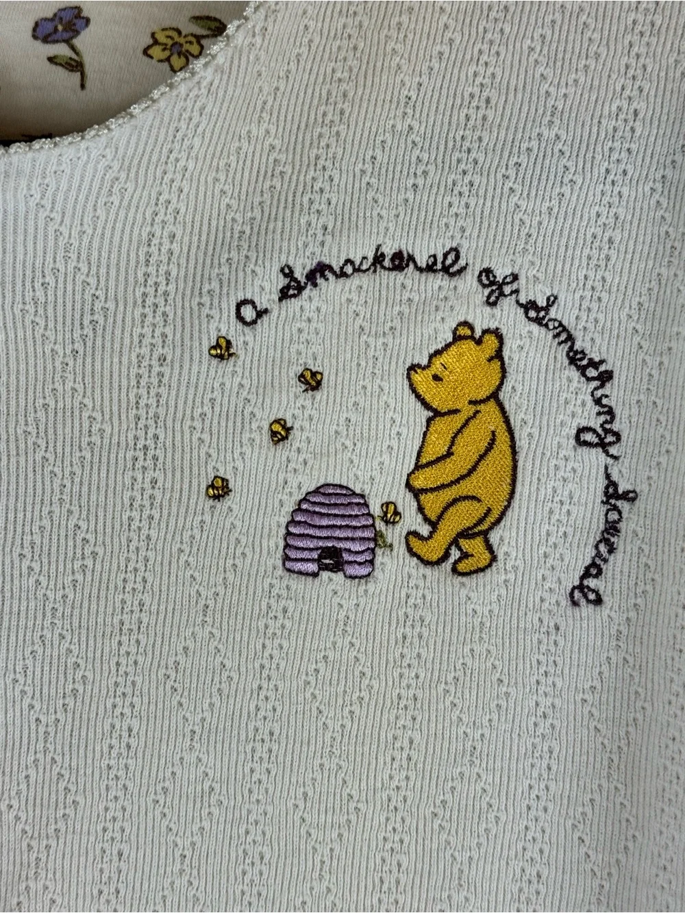Vintage Disney Store 100% Cotton Winnie the Pooh Nightshirt in Size M D2 - Picture 3 of 8